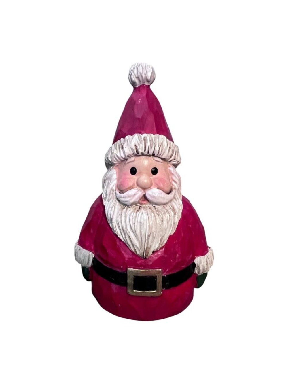 Hobby Lobby Santa Figurine Christmas 2022 Red Resin Decor 6.3 In